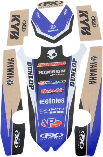 Trim Kit Graphics Black, Blue, 1, nordicamoto.ro