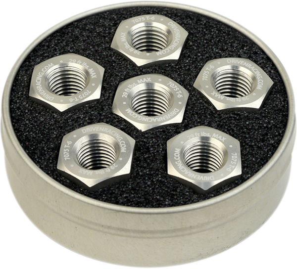 Sprocket Nuts Silver, 1, nordicamoto.ro