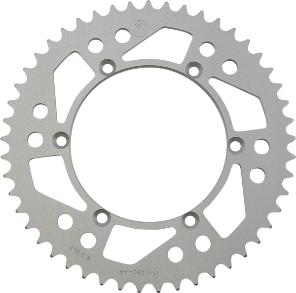 MOOSE RACING Rear Aluminum Sprocket Silver, 4, nordicamoto.ro