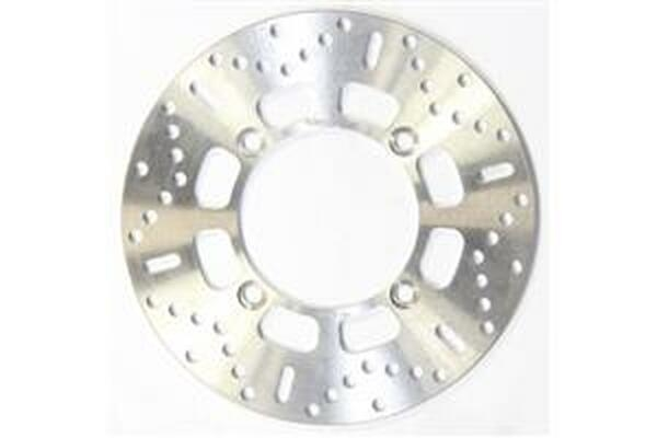 Round D-series Fixed Offroad Brake Rotor Silver, Stainless Steel, 1, nordicamoto.ro