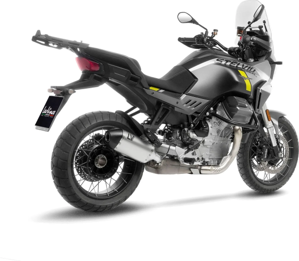 Tobă de eșapament LeoVince LV-14 Slip-On pentru Moto Guzzi Stelvio, 6, nordicamoto.ro