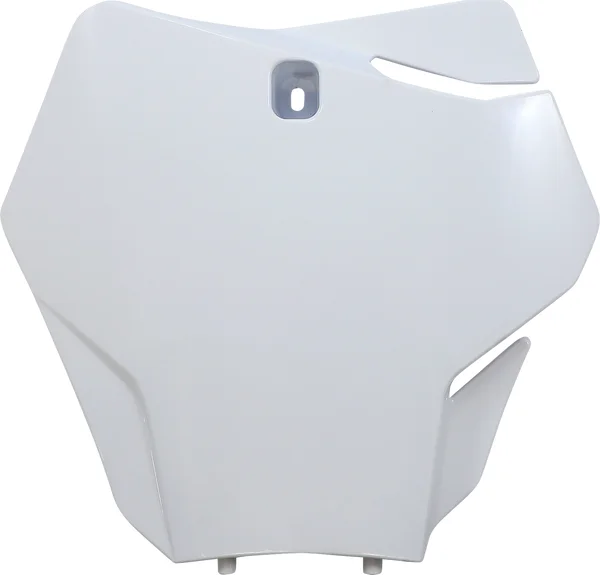 UFO Replacement Front Number Plate White -0