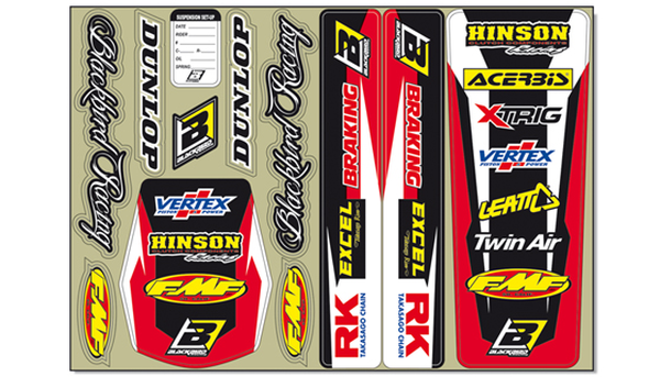 Decal Logo Kit Red, 1, nordicamoto.ro