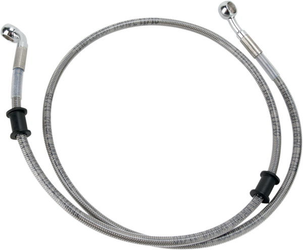 Stainless Steel Brake Line Kit Silver, Clear-coated, 1, nordicamoto.ro