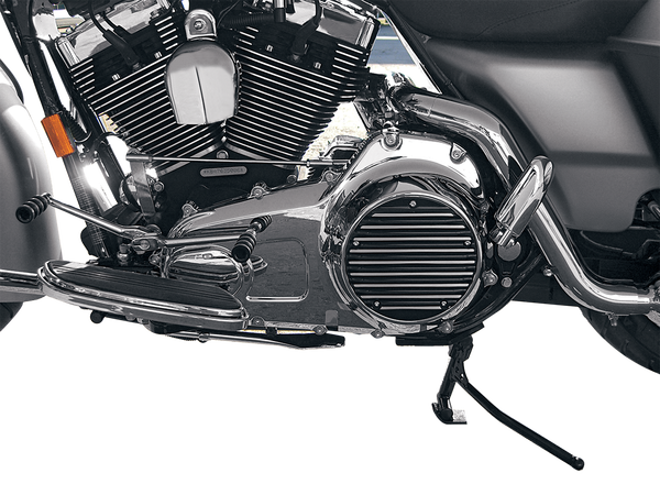 Derby Cover Black, Gloss, Powder-coated, 2, nordicamoto.ro