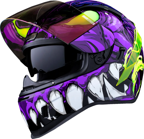 Casca Icon Airform Manik'rr Mips Purple, 10, nordicamoto.ro