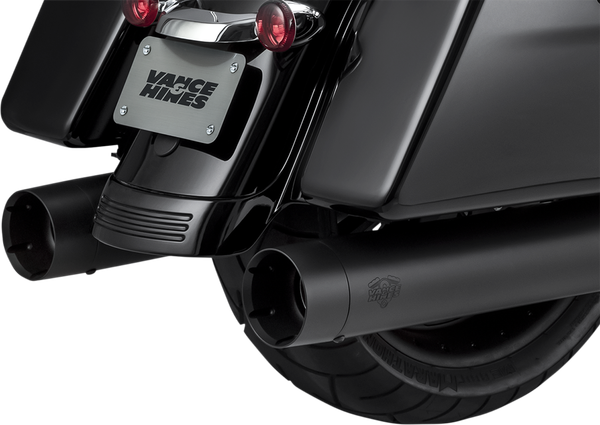 Oversized 450 Slip-on Mufflers Black, 1, nordicamoto.ro
