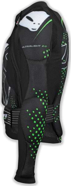Ultralight 2.0 Ls Chest Protector Black, Fluorescent Green, White S/M, 3, nordicamoto.ro
