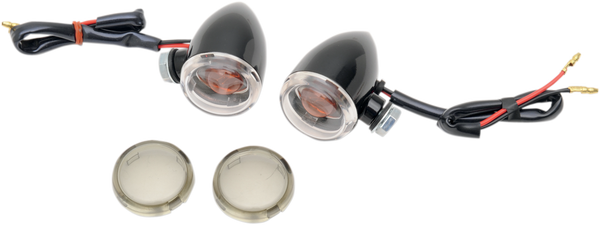Mini Deuce Marker Lights Gloss, Black, 1, nordicamoto.ro