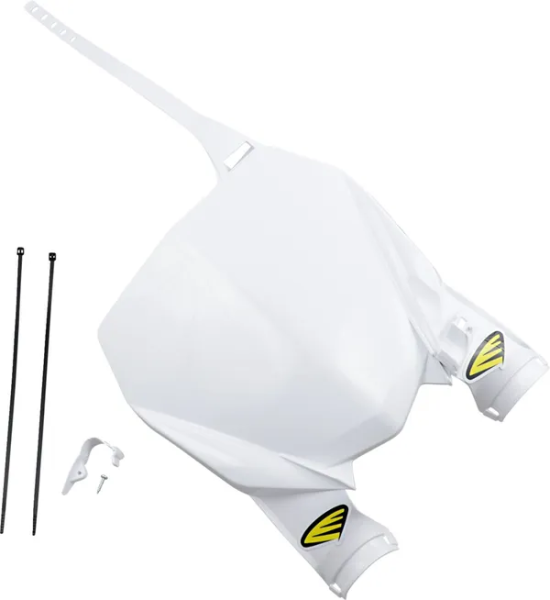 Stadium Number Plate White-0