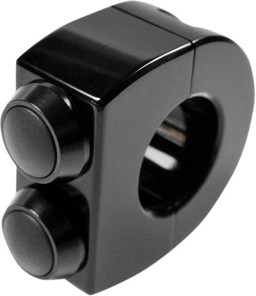 Mo-switch Push-button Housing Anodized, Black, 1, nordicamoto.ro