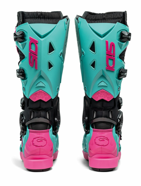 Cizme Sidi Crossfire 3 SRS Black/Mint/Pink-0