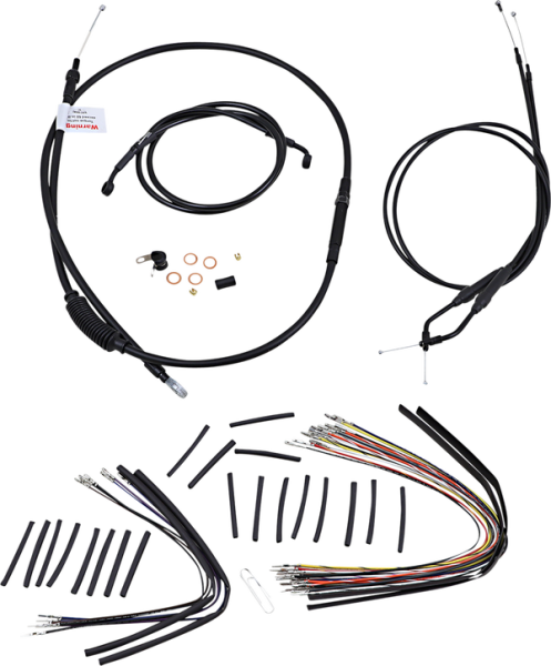 Jail Bar Cable Kit Black, 1, nordicamoto.ro