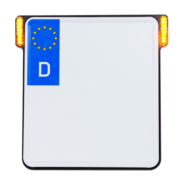License Plate Holder 3-in-1 For Eu Countries Yellow, 2, nordicamoto.ro