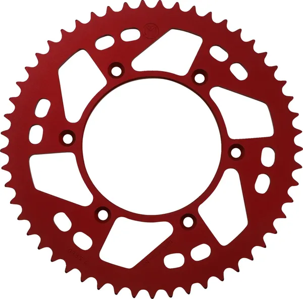 MOOSE RACING Rear Aluminum Sprocket Red -0