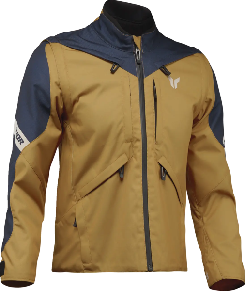 Womens Terrain Jacket Blue, Brown -1