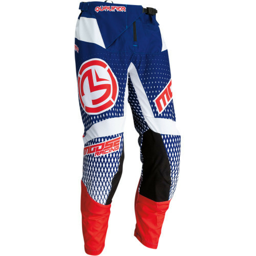 Pantaloni Moose Racing Qualifier Blue/Red/White-0