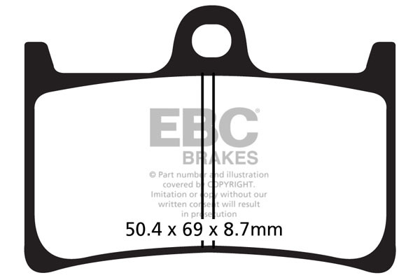 Plăcuțe de frână pentru trotinete din seria Sfac Carbon, 2, nordicamoto.ro