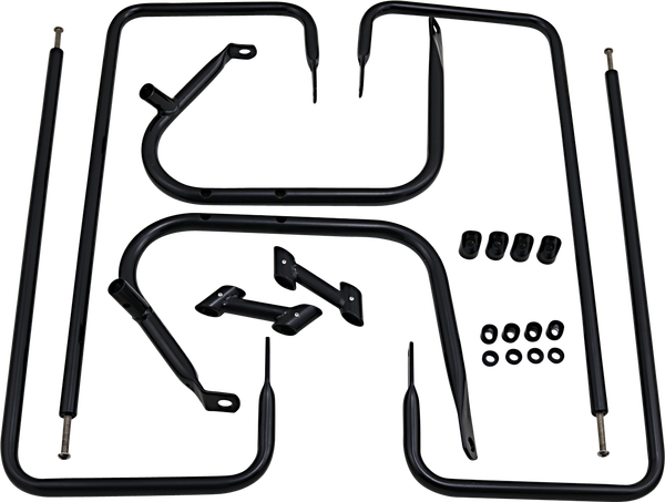 Saddlebag Guard/side Rail Kits Black, 2, nordicamoto.ro