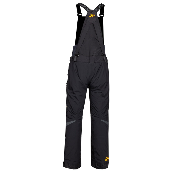 Pantaloni Snowmobil Klim Keweenaw Bib Insulated Black - Strike Orange-1