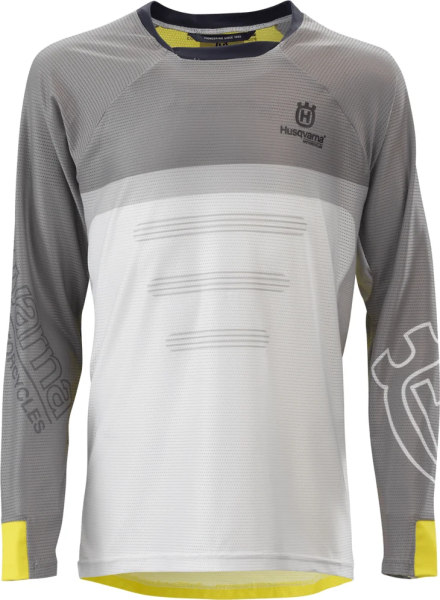 Tricou Copii Husqvarna Railed Grey/White-3
