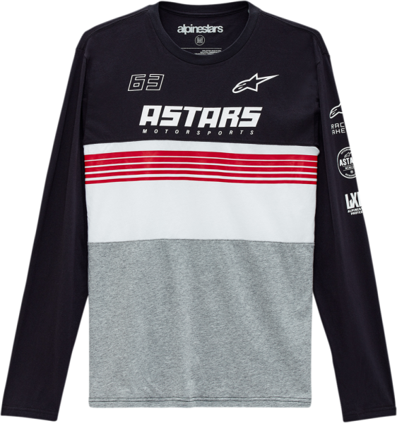 Tee Turbo L-s Bk-gyhGray  L, 1, nordicamoto.ro