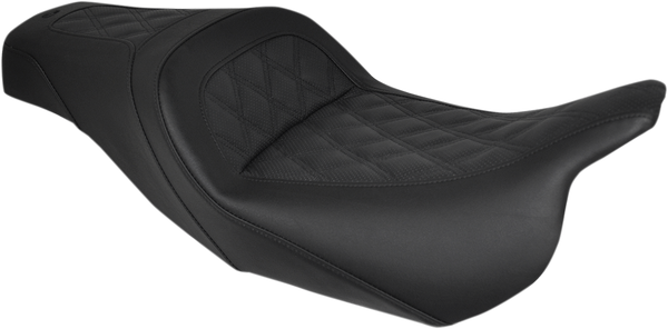 Slim Lattice Stitched Seat Black, 1, nordicamoto.ro