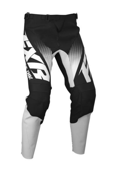 Pantaloni FXR Clutch MX Black/White-0