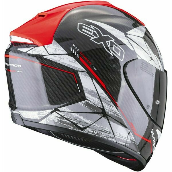 Casca Integrala Scorpion EXO 1400 Carbon Air Aranea Black/Red Fluo-2