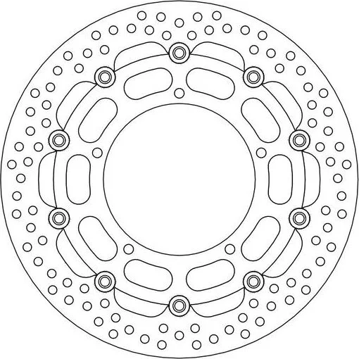 Seria Halo cu rotor plutitor, negru, 1, nordicamoto.ro