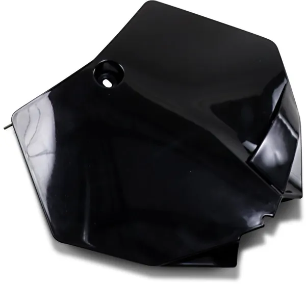 Replacement Front Number Plate Black-0