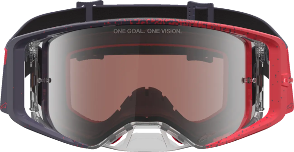 Ochelari Alpinestars Supertech Hiten Negru/Rosu/Lentila Colorata, 4, nordicamoto.ro