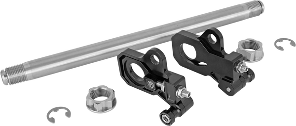 Axle Adjuster Kit Black, 2, nordicamoto.ro