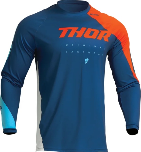 Tricou Copii Thor Sector Edge Navy/Orange-4