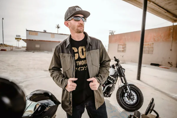 Geaca Textila Icon Upstate™ Riding Green M, 2, nordicamoto.ro