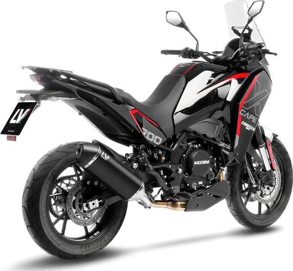 Tobă de eșapament LeoVince LV-14 Black Edition Slip-On pentru Moto Morini X-Cape 700, 2, nordicamoto.ro