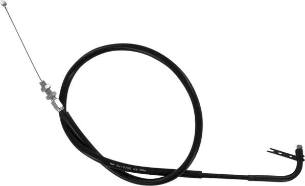 Cablu de accelerație din vinil negru, model standard negru, 1, nordicamoto.ro