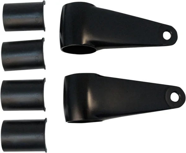 Cast Aluminum Headlamp Mounting Brackets Black-0