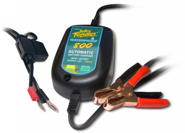 Battery Charger Battery Tender® 800 12v 11 X 7 X 3.8cm 0.8a Waterproof Black Black