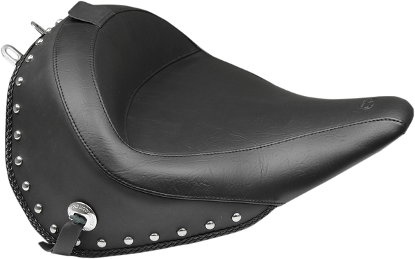 Wide Solo Seat With Removable Backrest Black, 1, nordicamoto.ro