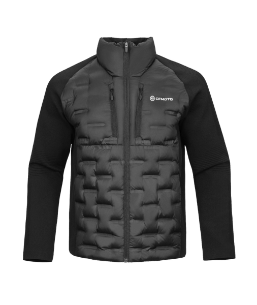 GEACĂ TEXTILĂ MATLASATĂ CU PUF CFMOTO – NEGRU, 1, nordicamoto.ro