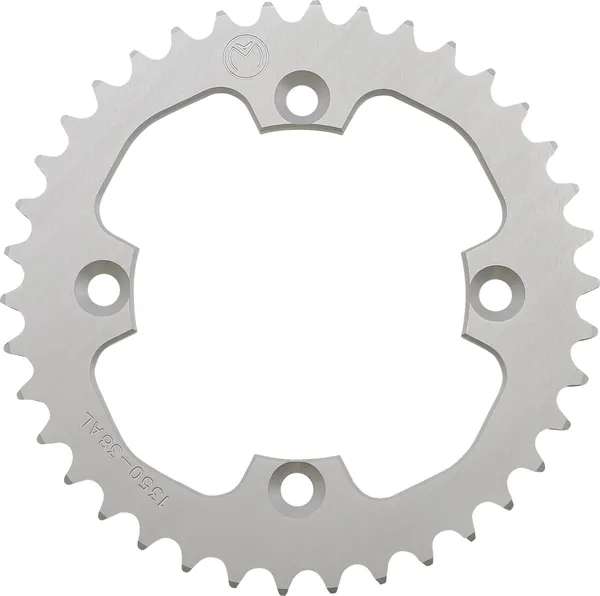 MOOSE RACING Aluminum Rear Sprocket Atv Silver -0
