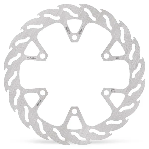 Flame Series Fixed Rotor Silver, Stainless Steel-1