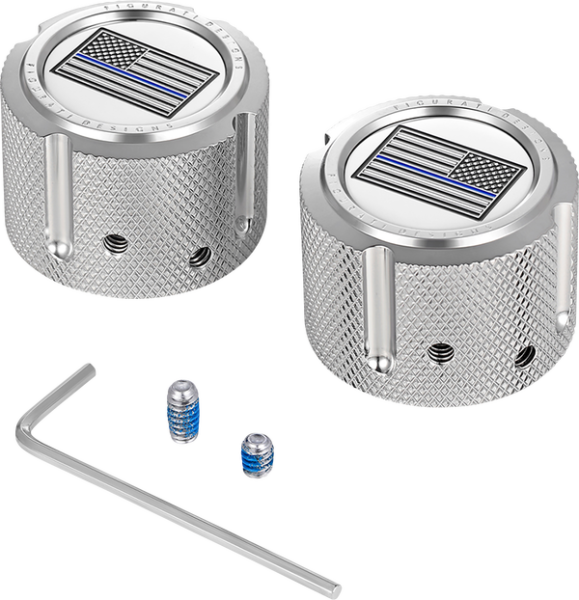 Front Axle Nut Cover Silver, 3, nordicamoto.ro