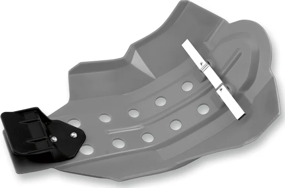 Placă de protecție integrală, gri, 1, nordicamoto.ro