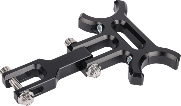 Gauge Relocation Bracket Black, Anodized, 1, nordicamoto.ro