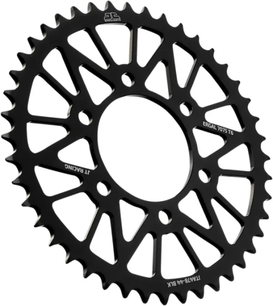 JT SPROCKETS Racelite Aluminum Rear Sprocket Black 
