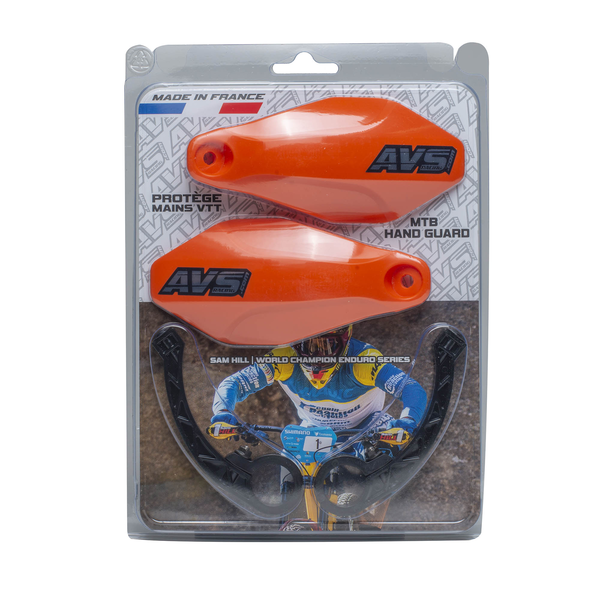 Handguards Kit Plastic Orange, 2, nordicamoto.ro
