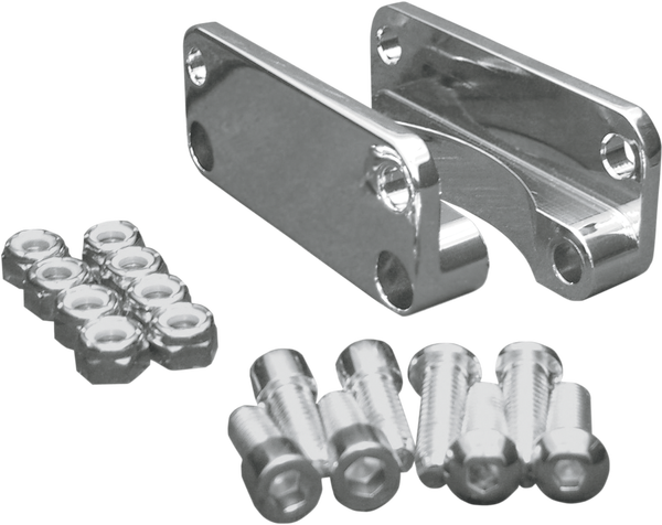 Front Fender Relocator Chrome, 1, nordicamoto.ro