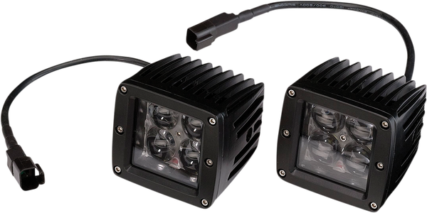 Led Pod Lights Black, 2, nordicamoto.ro